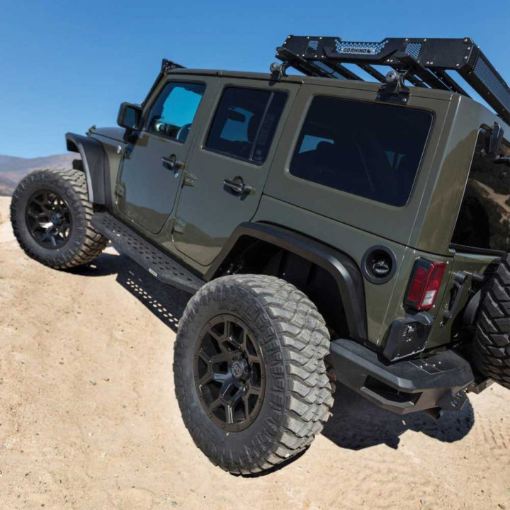 Praguri Laterale, Go Rhino RB20, Jeep Wrangler 2007 - 2018 - EDK.ro