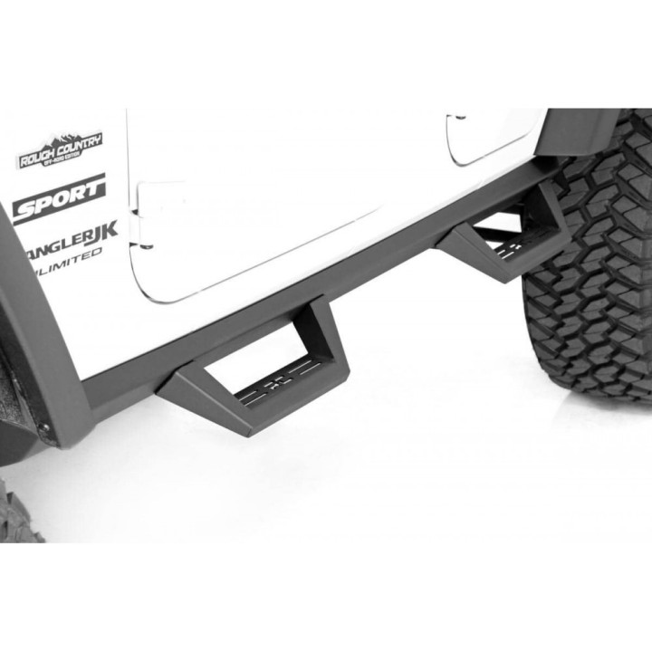 Praguri Laterale, Rough Country Contoured, Jeep Wrangler 2007 - 2018 - EDK.ro