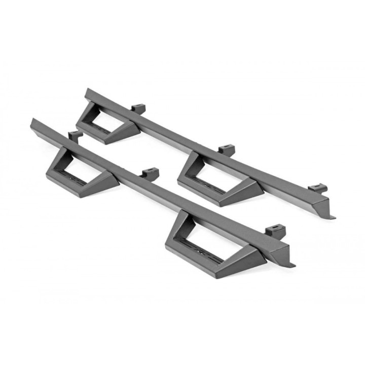 Side Steps, Rough Country Contoured, Jeep Wrangler 2007 - 2018 - EDK.ro