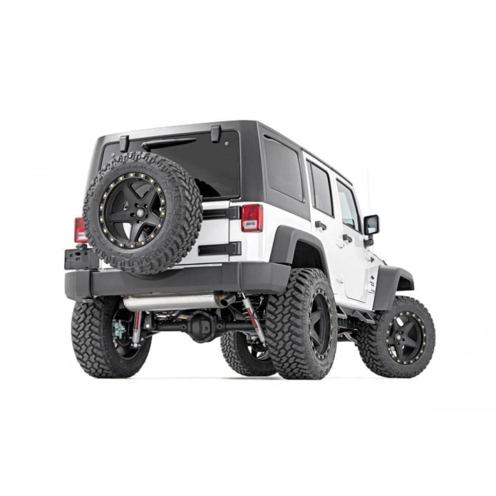 Side Steps, Rough Country Contoured, Jeep Wrangler 2007 - 2018 - EDK.ro