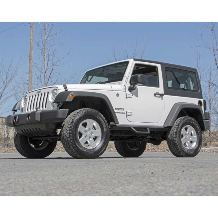 Praguri Laterale, Rough Country Contoured, Jeep Wrangler 2007 - 2018 - EDK.ro