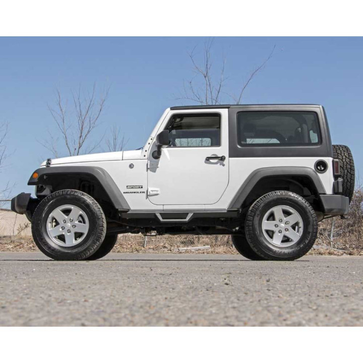 Praguri Laterale, Rough Country Contoured, Jeep Wrangler 2007 - 2018 - EDK.ro