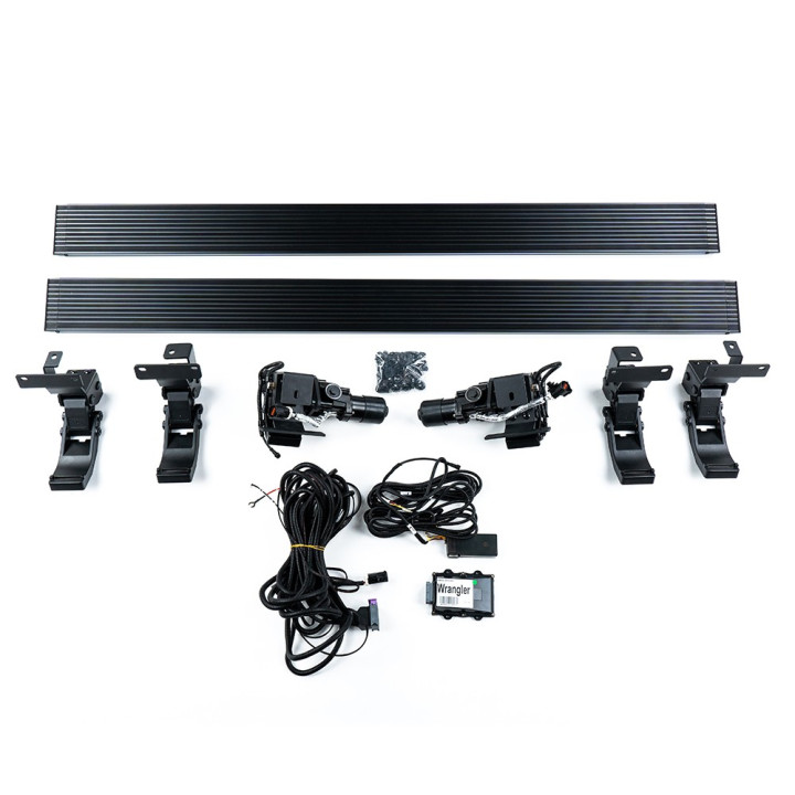 Electric Side Steps, OFD Gen 2 with LED Lights, Jeep Wrangler 2007 - 2018 - EDK.ro