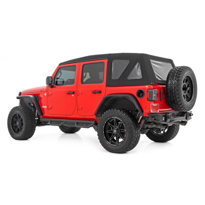Side Steps, Rough Country Nerf Step, Jeep Wrangler 2007 - 2018 - EDK.ro