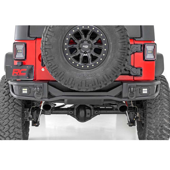 Bară de Protecție Spate, Rough Country cu Lumini LED, Jeep Wrangler 2007 - 2018 - EDK.ro