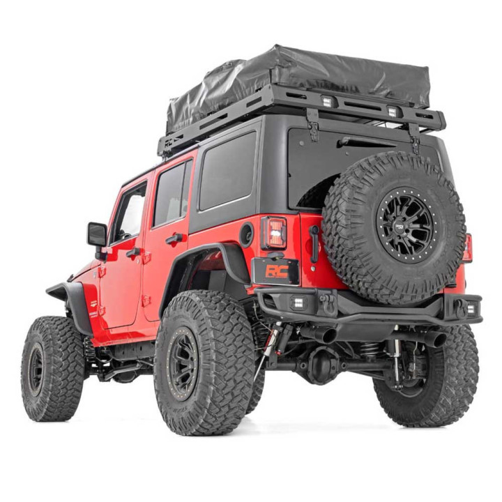 Bară de Protecție Spate, Rough Country cu Lumini LED, Jeep Wrangler 2007 - 2018 - EDK.ro