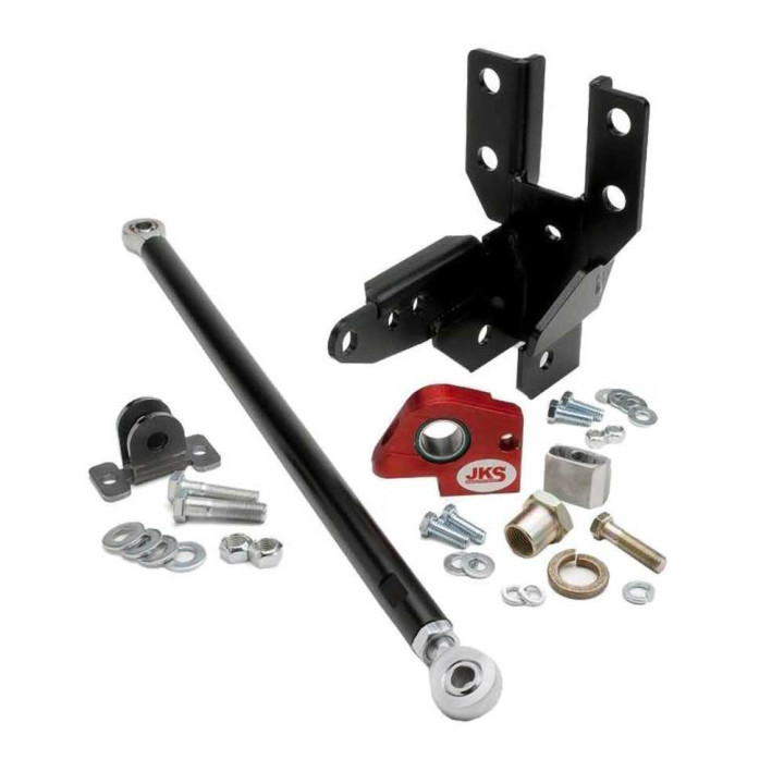 Front Track Bar and Sector Shaft Reinforcement Kit, JKS, Jeep Wrangler 2007 - 2018 - EDK.ro
