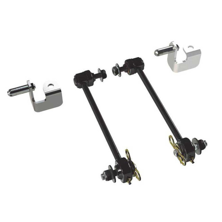Kit Bielete Bară Antiruliu Față cu Deconectare Rapidă, TeraFlex Lift 0-2.5 Inch, Jeep Wrangler 2007 - 2018 - EDK.ro