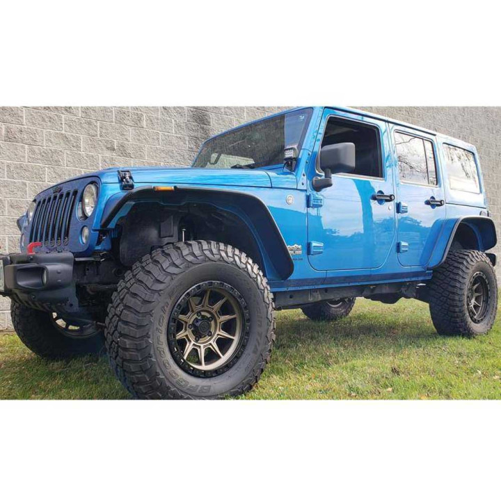 Front Lower Adjustable Short Control Arm Kit, Clayton Off Road Overland+ Lift 0-5 Inch, Jeep Wrangler 2007 - 2018 - EDK.ro