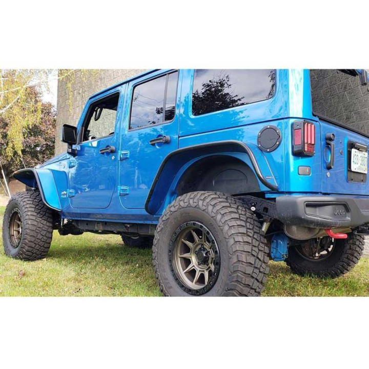 Adjustable Short Control Arm Kit, Clayton Off Road Premium Lift 0-6.5 Inch, Jeep Wrangler 2007 - 2018 - EDK.ro