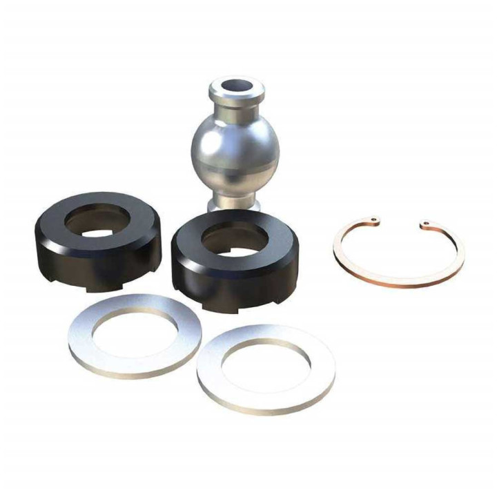 Small Front Upper Adjustable Joint Rebuild Kit, TeraFlex, Jeep Wrangler 2007 - 2018 - EDK.ro