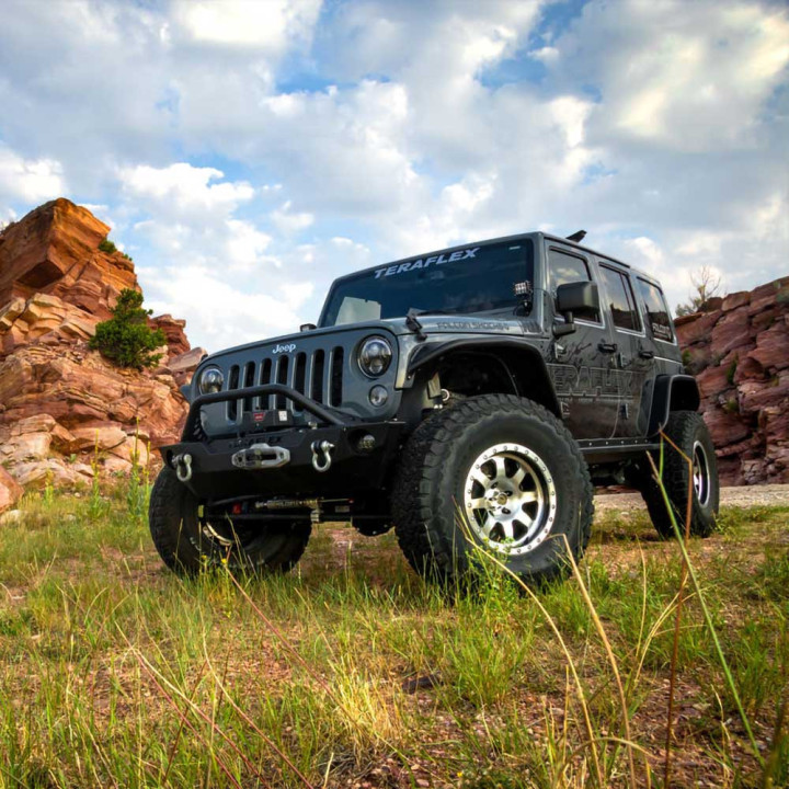 Suport Bară Spate, TeraFlex Lift 3-6 Inch, Jeep Wrangler 2007 - 2018 - EDK.ro