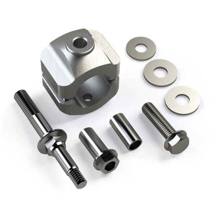 Kit Suport de Montare pentru Relocarea Stabilizatorului de Direcție Tijă de Direcție 1-3/8 Inch, TeraFlex Lift 0-6 Inch, Jeep Wr