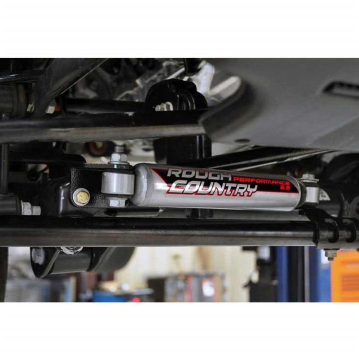 Suport de Relocare a Stabilizatorului de Direcție, Rough Country, Jeep Wrangler 2007 - 2018 - EDK.ro