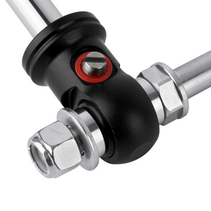 Stabilizator de Direcție 1-1/2 Inch cu Prindere Rapidă, FOX Factory Race 2.0 IFP Rezervor Reglabil ATS, Jeep Wrangler 2007 - 201