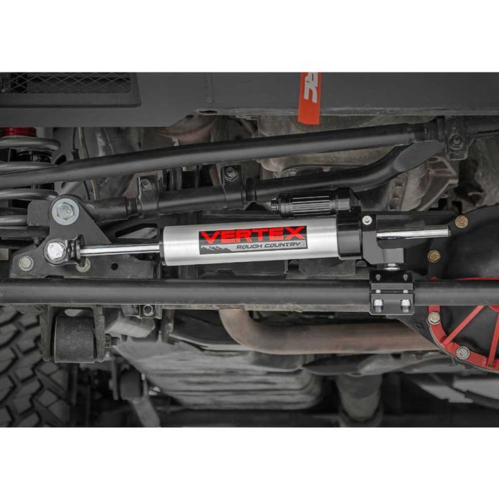 Stabilizator de Direcție 1-3/8 Inch Tijă de Direcție, Rough Country Vertex, Jeep Wrangler 2007 - 2018 - EDK.ro