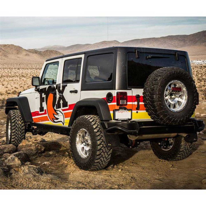 Stabilizator de Direcție 1-5/8 Inch Tijă de Direcție, FOX Factory Race 2.0 IFP Rezervor Reglabil ATS, Jeep Wrangler 2007 - 2018 