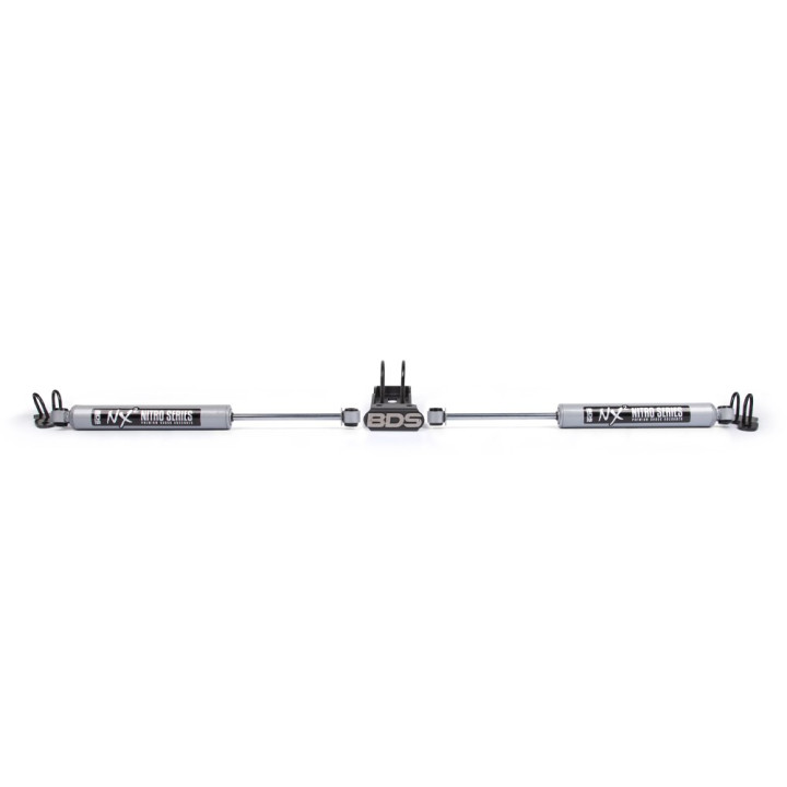 Dual Steering Stabilizer, BDS Suspension NX2, Jeep Wrangler 2007 - 2018 - EDK.ro