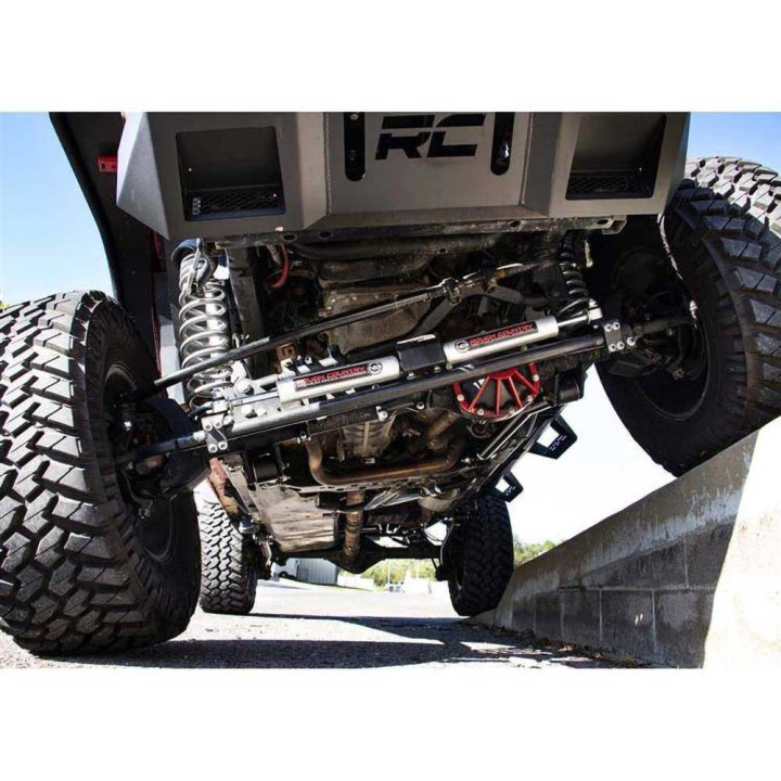 Dual Steering Stabilizer, Rough Country N3 Premium Lift 2-8 Inch, Jeep Wrangler 2007 - 2018 - EDK.ro