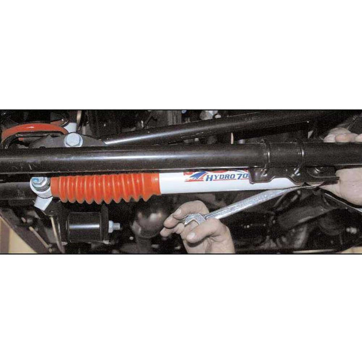 Stabilizator de Direcție HD Alb OEM, Skyjacker, Jeep Wrangler 2007 - 2018 - EDK.ro