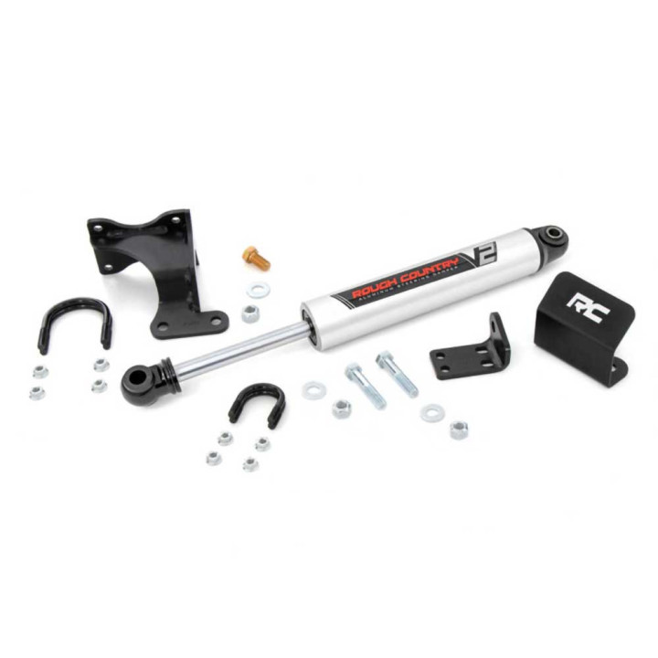Stabilizator de Direcție, Rough Country V2 Lift 2-8 Inch, Jeep Wrangler 2007 - 2018 - EDK.ro