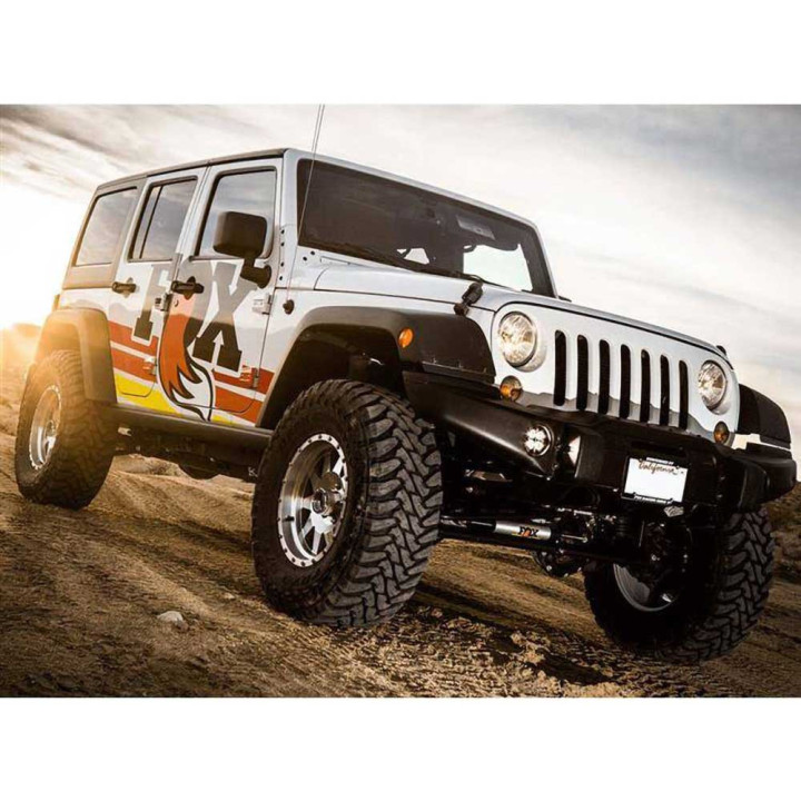 Steering Stabilizer 1-1/2 Inch Tie Rod, FOX Factory Performance 2.0 TS, Jeep Wrangler 2007 - 2018 - EDK.ro