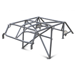 Full Roll Cage Kit V2 GenRight, GenRight Off Road, Jeep Wrangler 2007 - 2018 - EDK.ro