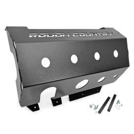 Muffler Skid Plate, Rough Country, Jeep Wrangler 2007 - 2018 - EDK.ro