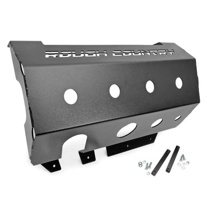 Placă de Protecție Tobă de Eșapament, Rough Country, Jeep Wrangler 2007 - 2018 - EDK.ro
