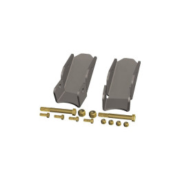 Rear Lower Control Arm Frame Skidplates, Barnes 4WD, Jeep Wrangler 2007 - 2018 - EDK.ro