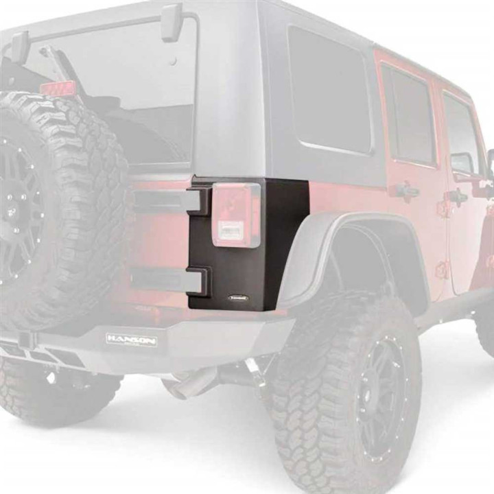 Set Capace Colț Spate, Bushwacker, Jeep Wrangler 2007 - 2018 - EDK.ro