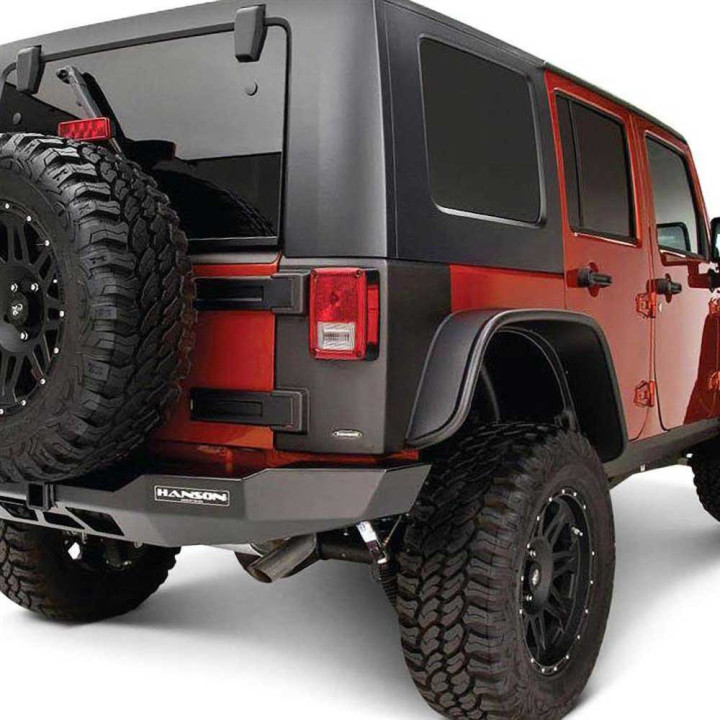 Set Capace Colț Spate, Bushwacker, Jeep Wrangler 2007 - 2018 - EDK.ro