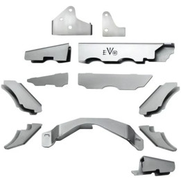 Front Axle Truss Kit Dana44 with C2 Gussets, EVO Manufacturing ProTek, Jeep Wrangler 2007 - 2018 - EDK.ro