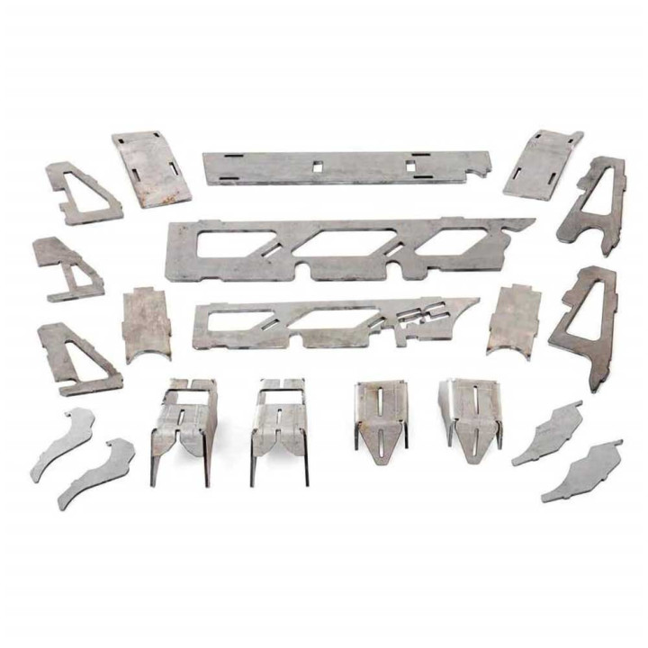 Kit Grindă și Fulger Punte Față Dana30, Rough Country, Jeep Wrangler 2007 - 2018 - EDK.ro