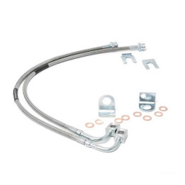 Front Extended Brake Lines, Rough Country Lift 4-6 Inch, Jeep Wrangler 2007 - 2018 - EDK.ro