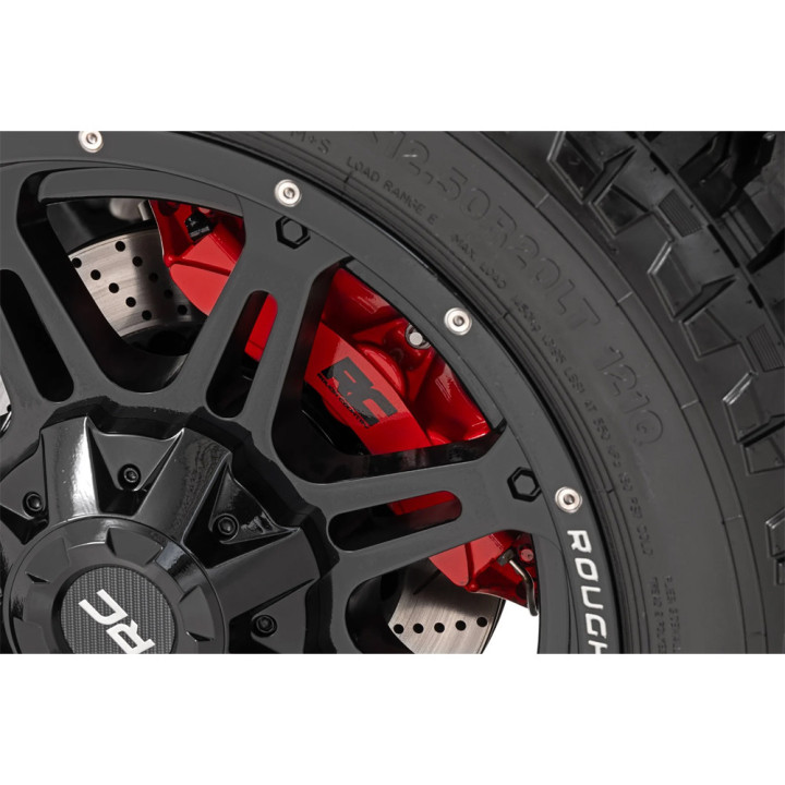 Brake Kit with Vented Discs, Rough Country, Jeep Wrangler 2007 - 2018 - EDK.ro