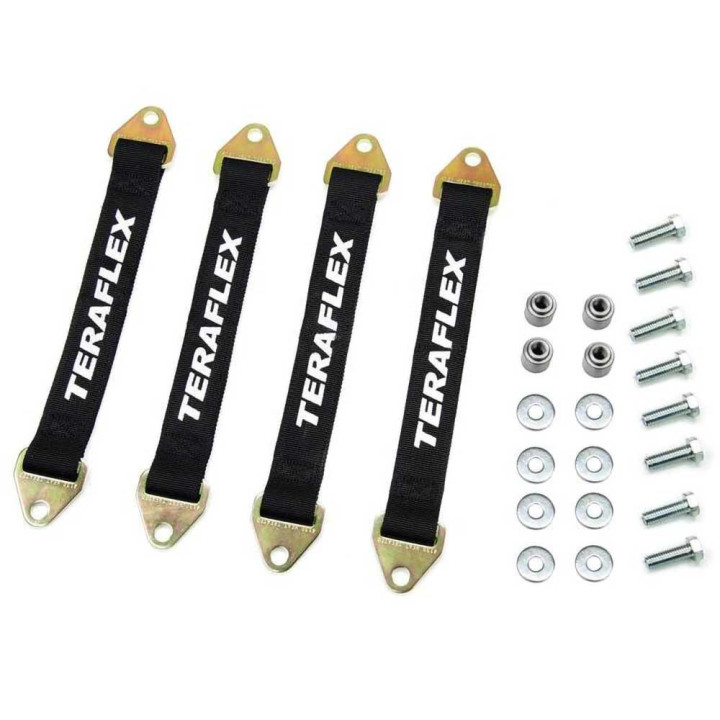 Front & Rear Limit Strap Kit, TeraFlex Lift 3-4 Inch, Jeep Wrangler 2007 - 2018 - EDK.ro
