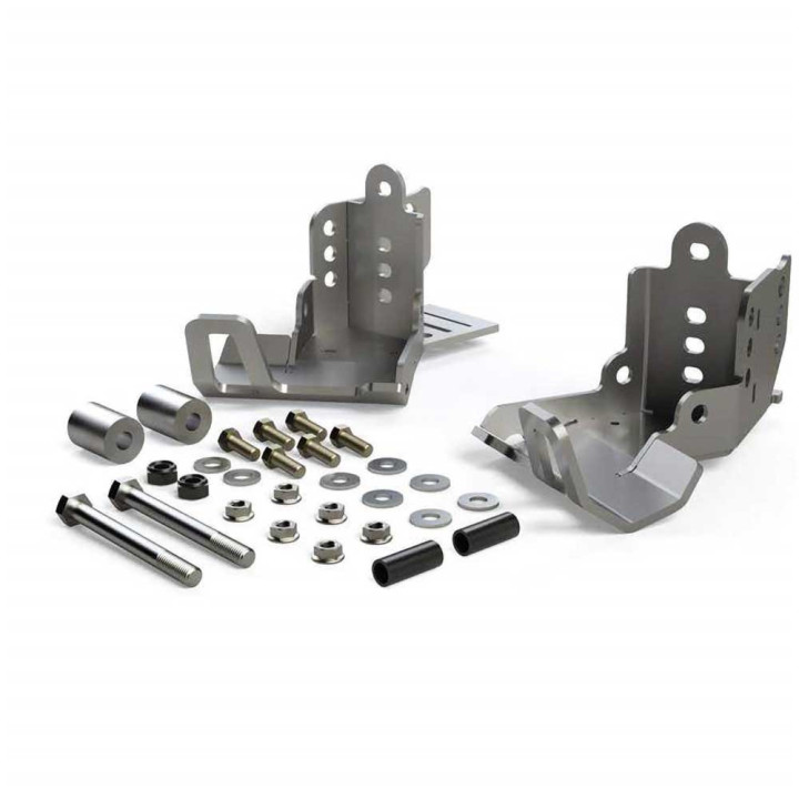HD Rear Shock Skid Plates, TeraFlex, Jeep Wrangler 2007 - 2018 - EDK.ro