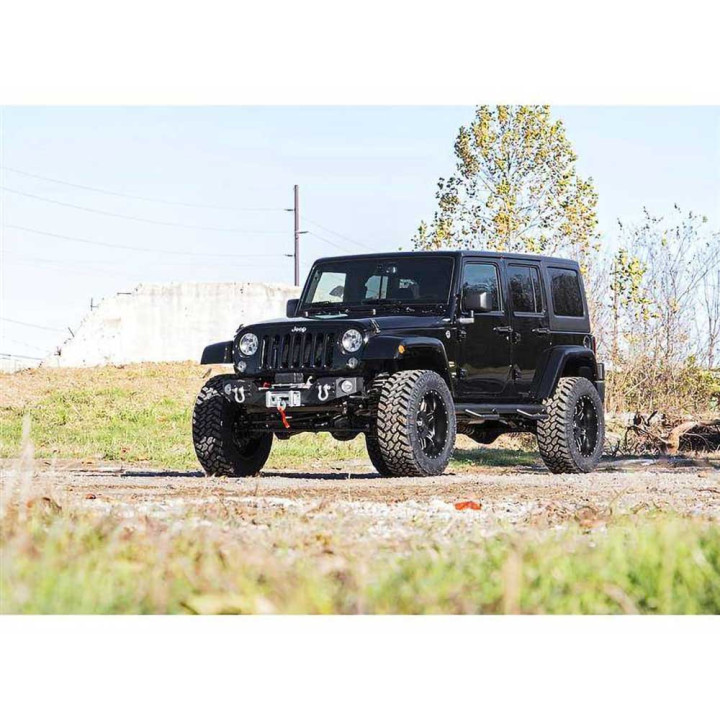 Amortizoare Față Nitro, Rough Country Monotube V2 Lift 3-4.5 Inch, Jeep Wrangler 2007 - 2018 - EDK.ro