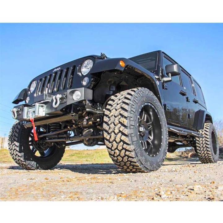 Front Nitro Shock Absorbers, Rough Country N3 Premium Lift 0.5-2.5 Inch, Jeep Wrangler 2007 - 2018 - EDK.ro