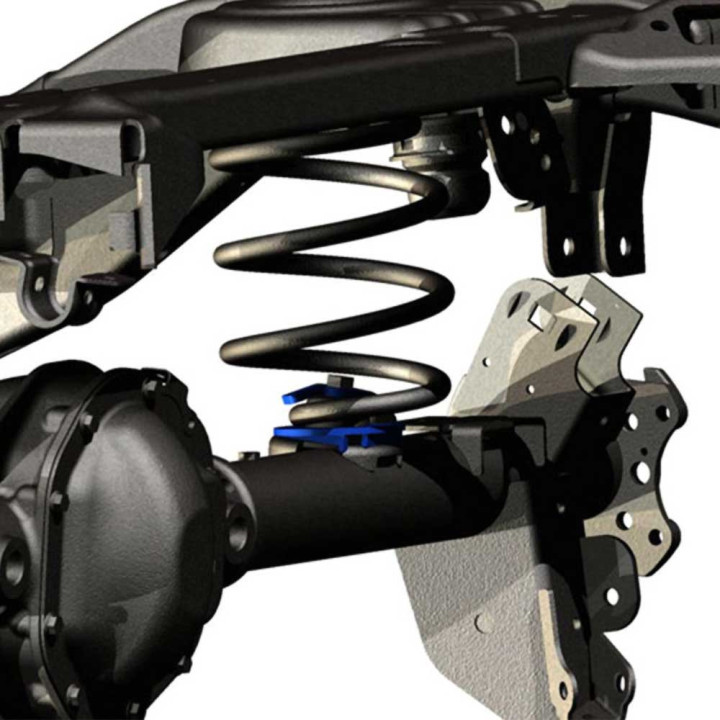 Plăci de Corecție a Arcului Elicoidal Spate, Rough Country Lift 3.5-6 Inch, Jeep Wrangler 2007 - 2018 - EDK.ro