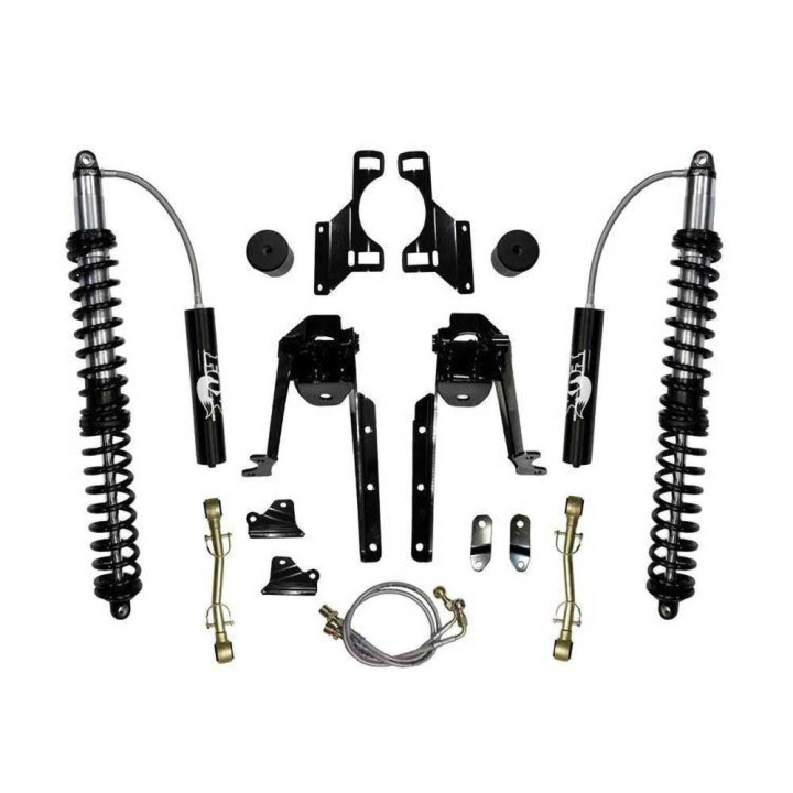 Kit Upgrade Reglabil Suspensie Spate FOX Performance 2.0 Reservoir, Skyjacker Lift 3.5-6 Inch, Jeep Wrangler 2007 - 2018 - EDK.r
