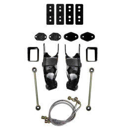 Rear Coilover FOX Reservoir Brackets, Skyjacker Lift 4.5-6 Inch, Jeep Wrangler 2007 - 2018 - EDK.ro