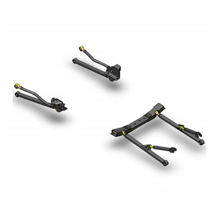 Long Arm Upgrade Kit, Clayton Off Road Lift 3-8 Inch, Jeep Wrangler 2007 - 2018 - EDK.ro