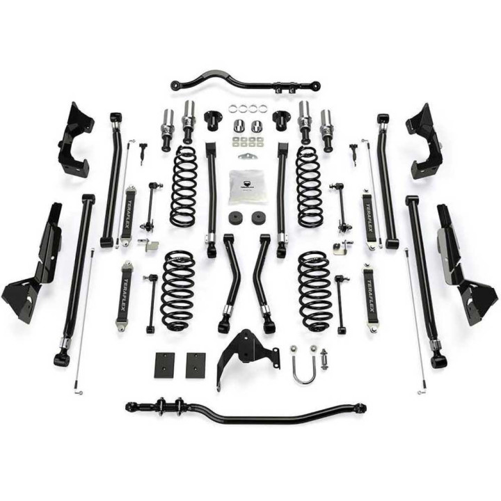 Suspension Long Arm Kit Alpine CT4 Prerunner, TeraFlex Lift 4 Inch, Jeep Wrangler 2007 - 2018 - EDK.ro