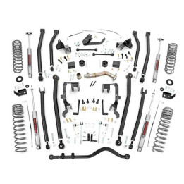 Suspension Long Arm Kit, Rough Country Lift 4 Inch, Jeep Wrangler 2007 - 2018 - EDK.ro