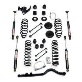 Suspension Lift Kit with Vss 9550 Twin-tube Shock Absorbers, TeraFlex Lift 4 Inch, Jeep Wrangler 2007 - 2018 - EDK.ro