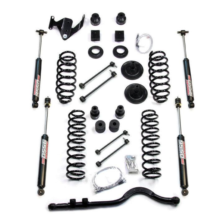 Kit Suspensie de Ridicare cu Amortizoare Vss 9550 Twin-tube, TeraFlex Lift 4 Inch, Jeep Wrangler 2007 - 2018 - EDK.ro