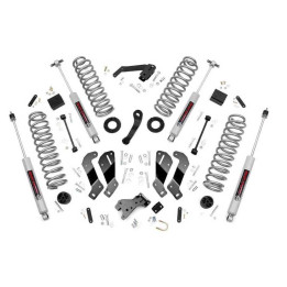 Kit Suspensie de Ridicare cu Braț de Control Înclinat, Rough Country Lift 3.5 Inch, Jeep Wrangler 2007 - 2018 - EDK.ro
