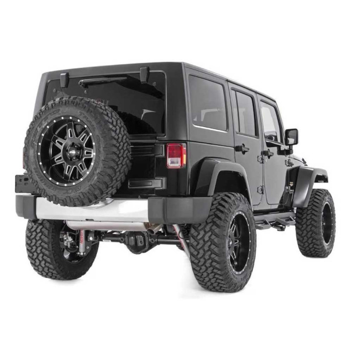 Suspension Lift Kit with Control Arm Drop, Rough Country Lift 3.5 Inch, Jeep Wrangler 2007 - 2018 - EDK.ro